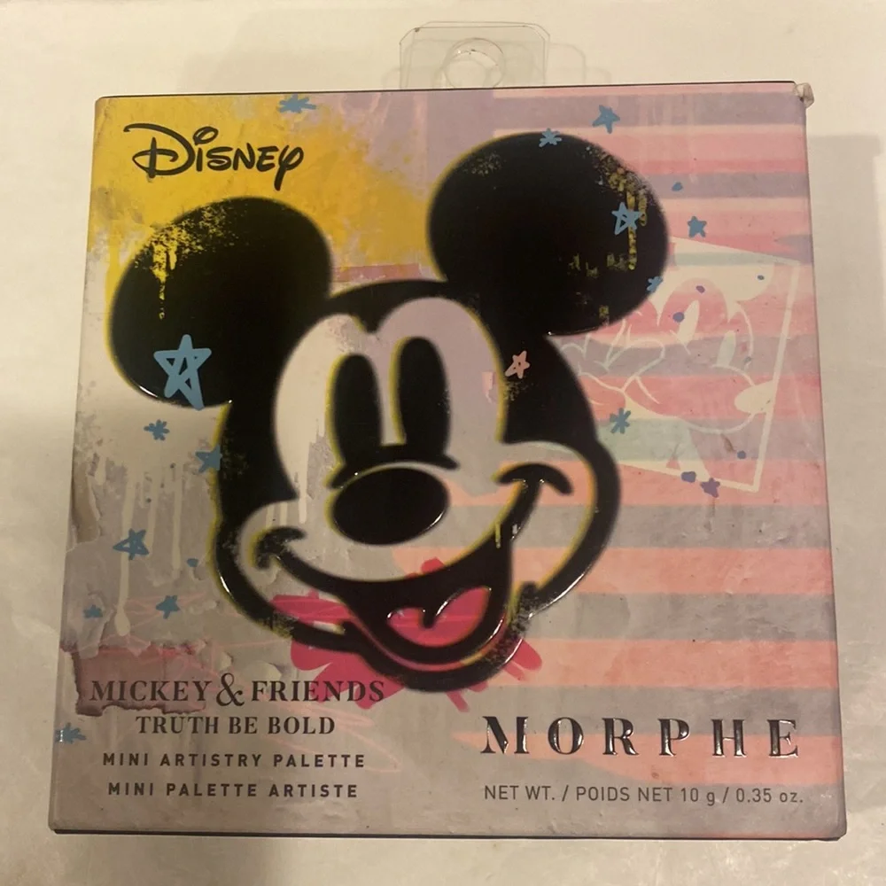 MORPHE Disney Mickey & Friends Truth Be Bold Eyeshadow Palette $30 NIB